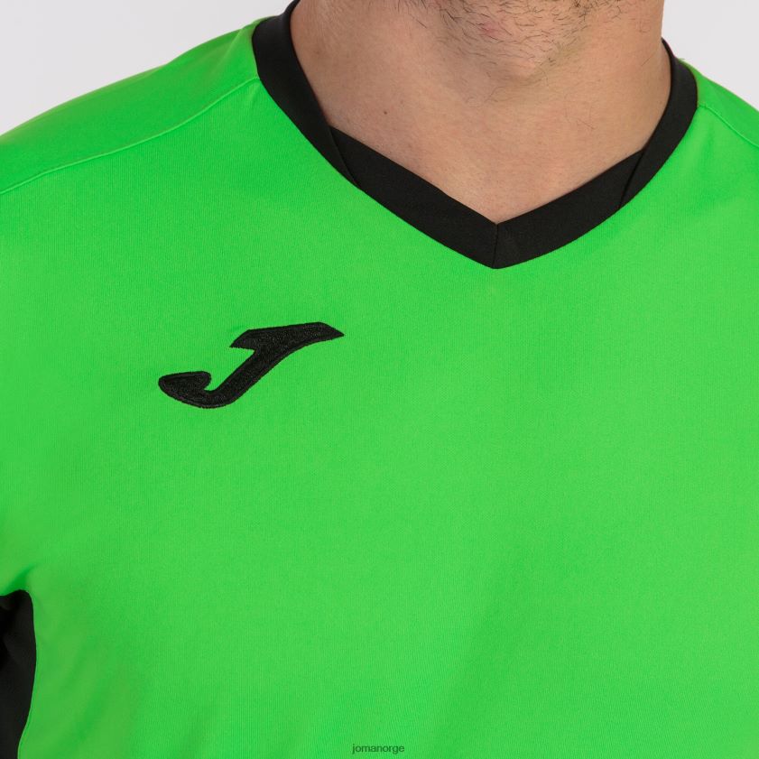 nei Joma skjorte kortermet mesterskap iv lime svart FBD0T0289 menn