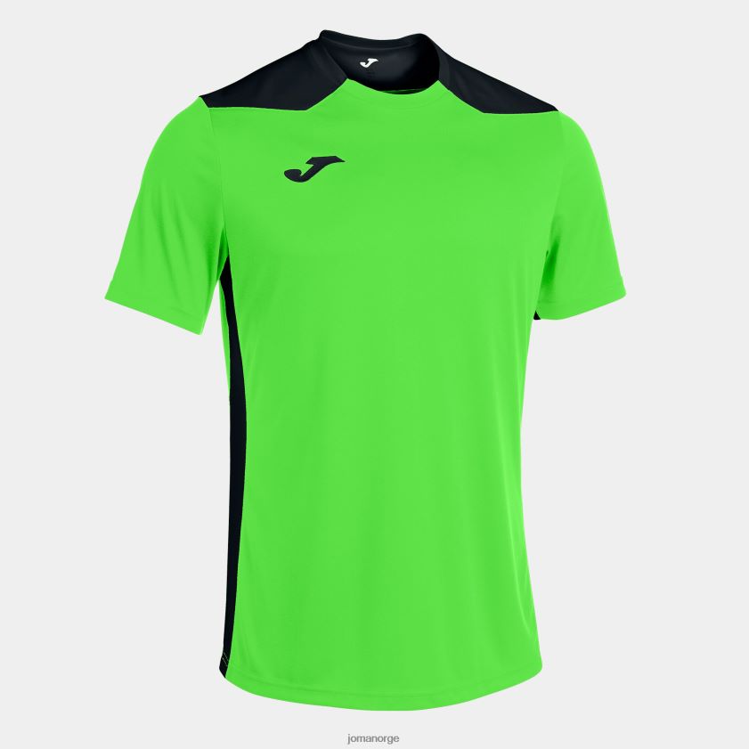 fluorescerende grønn svart