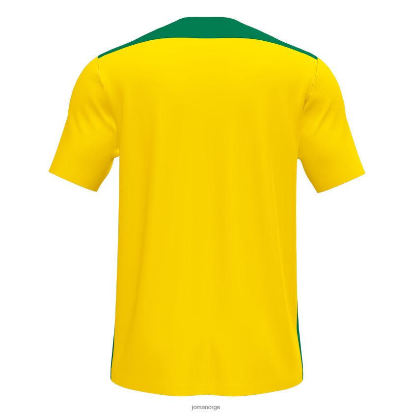 nei Joma skjorte kortermet mesterskap vi gul-grønn FBD0T04253 menn