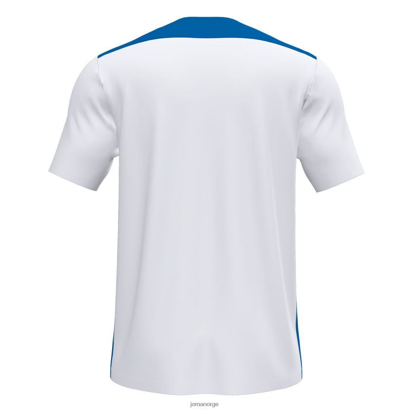 nei Joma skjorte kortermet mesterskap vi hvit kongeblå FBD0T01343 menn