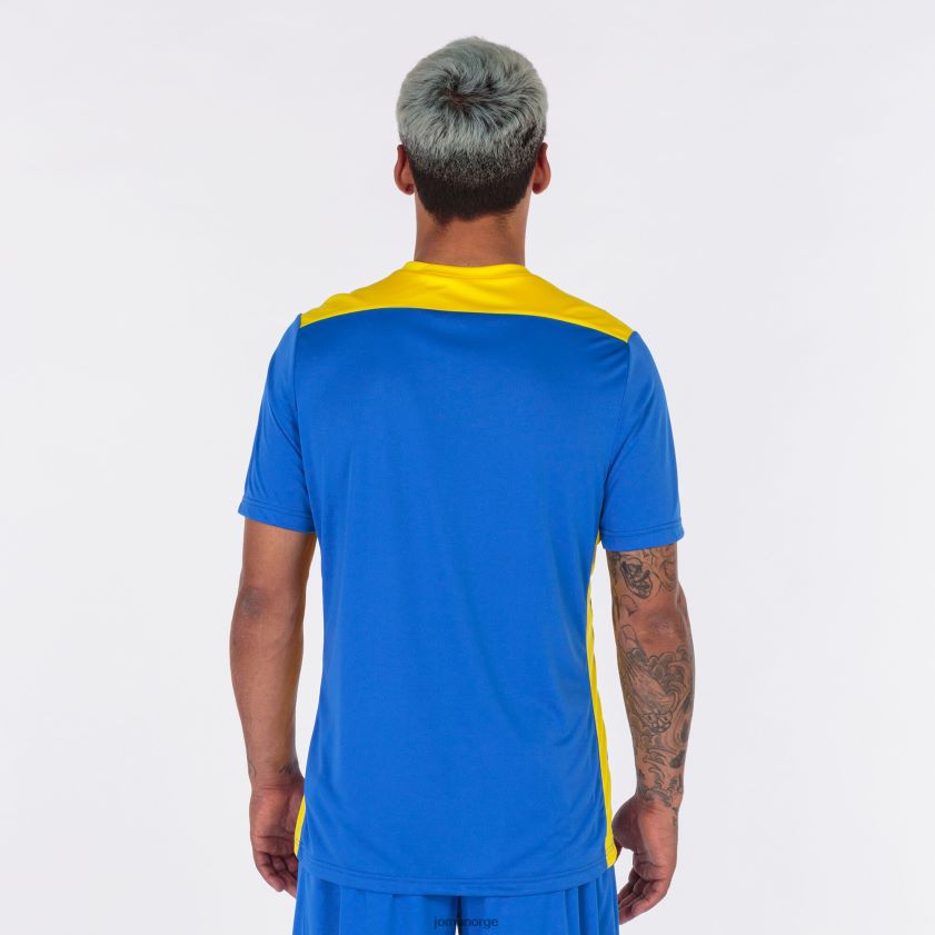 nei Joma skjorte kortermet mesterskap vi kongeblå gul FBD0T01412 menn