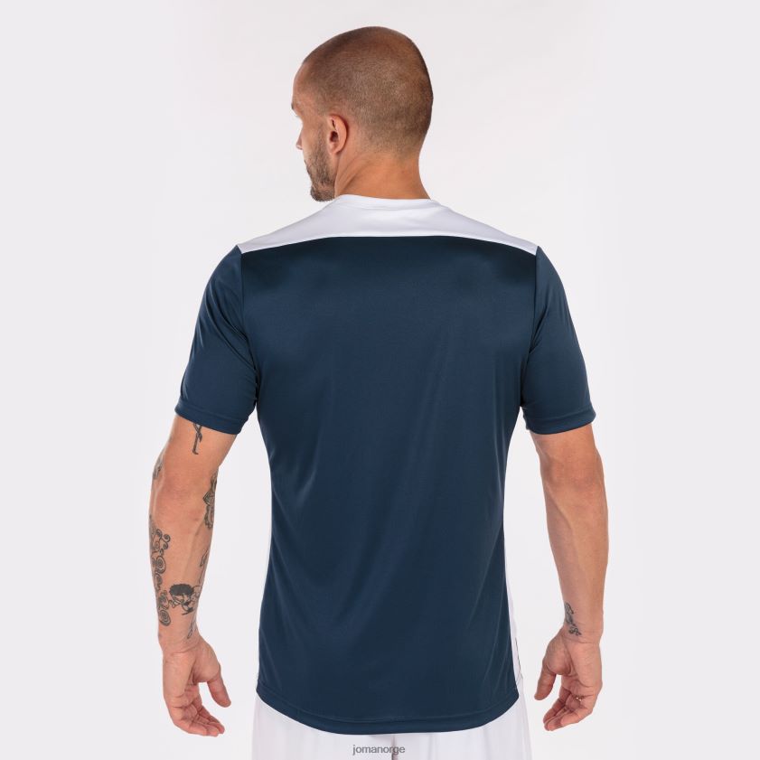 nei Joma skjorte kortermet mesterskap vi marineblå hvit FBD0T0735 menn