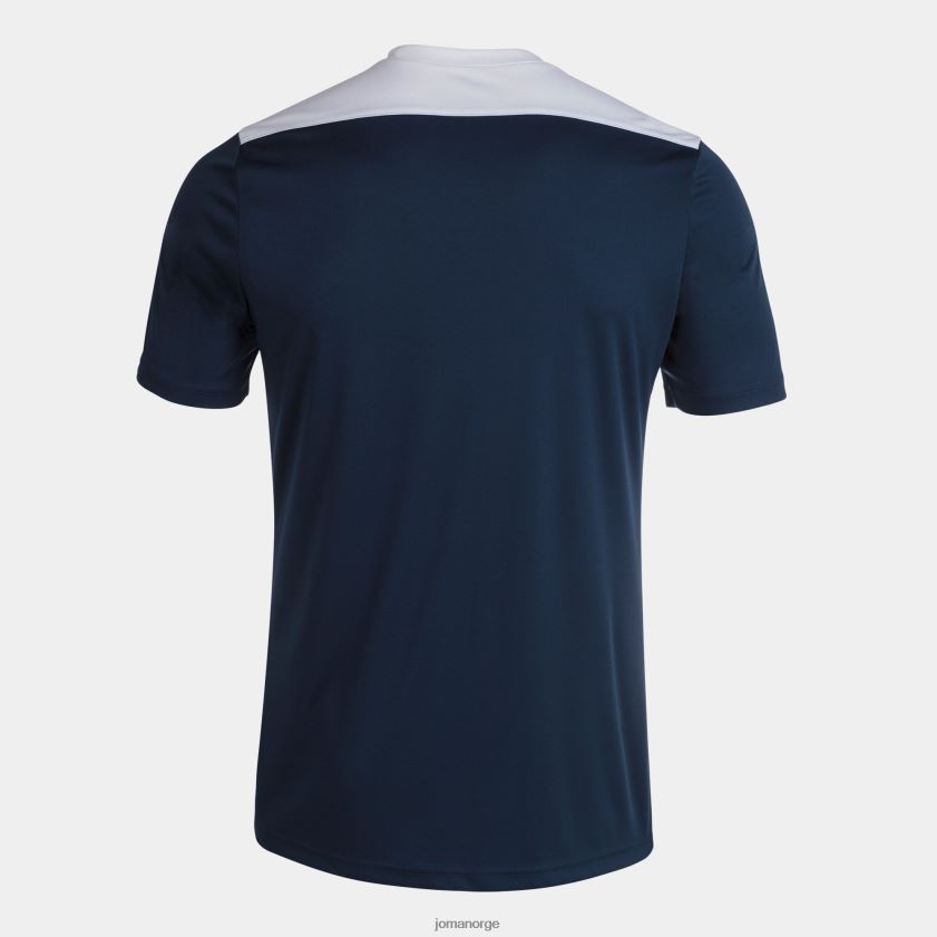 nei Joma skjorte kortermet mesterskap vi marineblå hvit FBD0T0735 menn