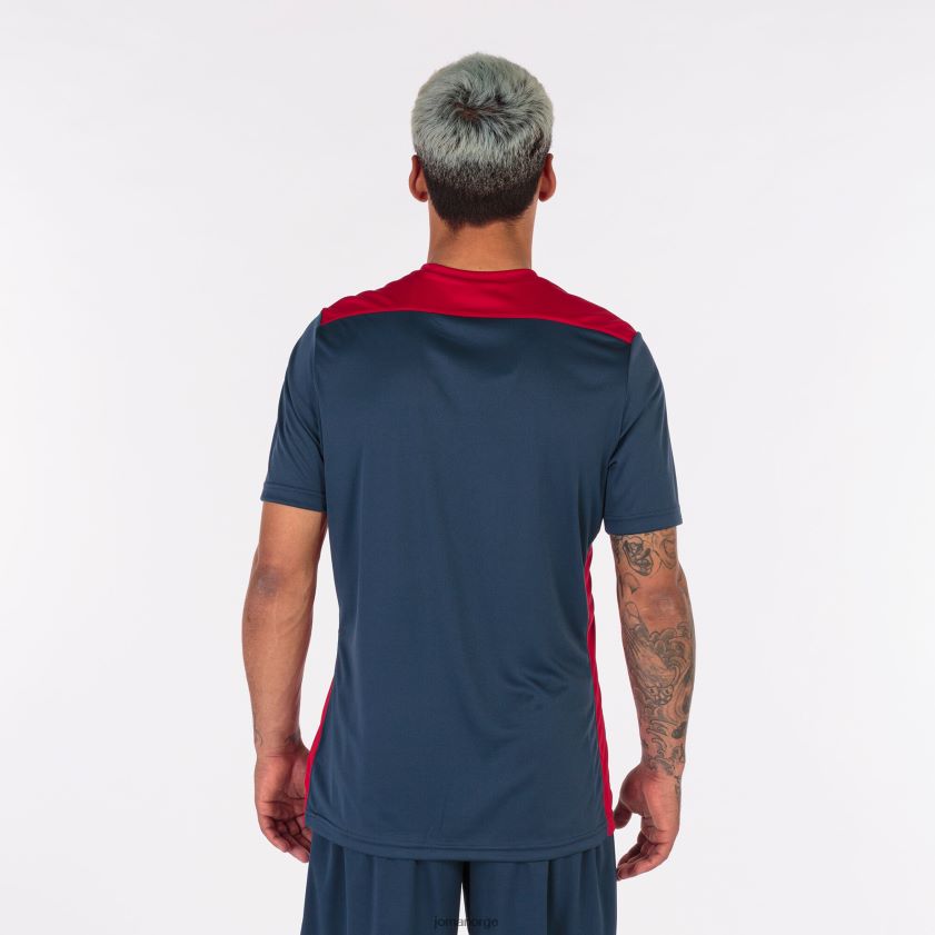 nei Joma skjorte kortermet mesterskap vi marineblå rød FBD0T03542 menn