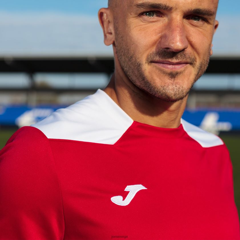 nei Joma skjorte kortermet mesterskap vi rød Hvit FBD0T03261 menn