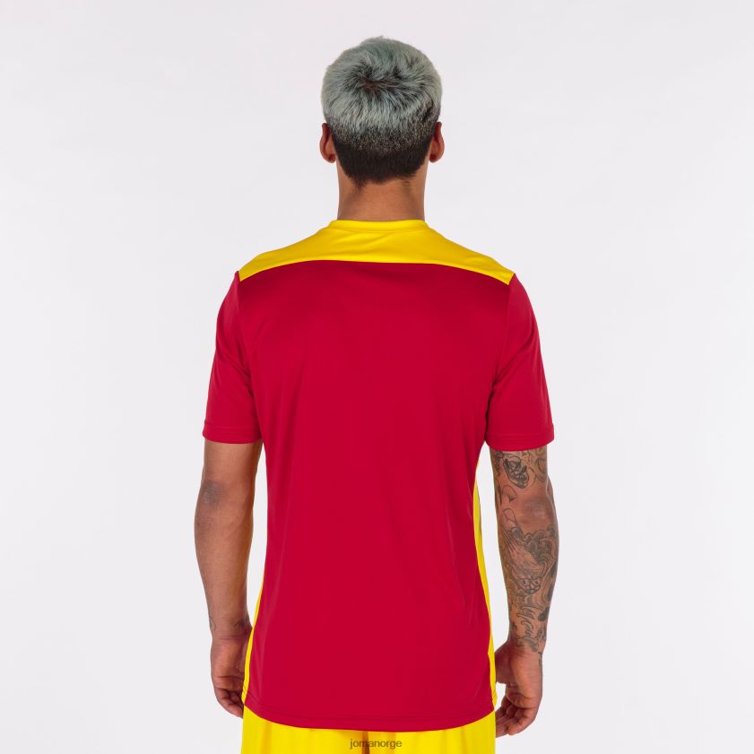 nei Joma skjorte kortermet mesterskap vi rød gul FBD0T03259 menn