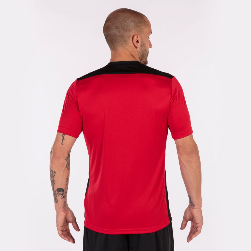 nei Joma skjorte kortermet mesterskap vi rød svart FBD0T0822 menn