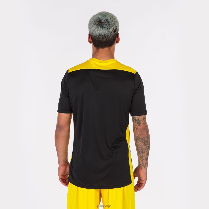 nei Joma skjorte kortermet mesterskap vi svart gul FBD0T03033 menn