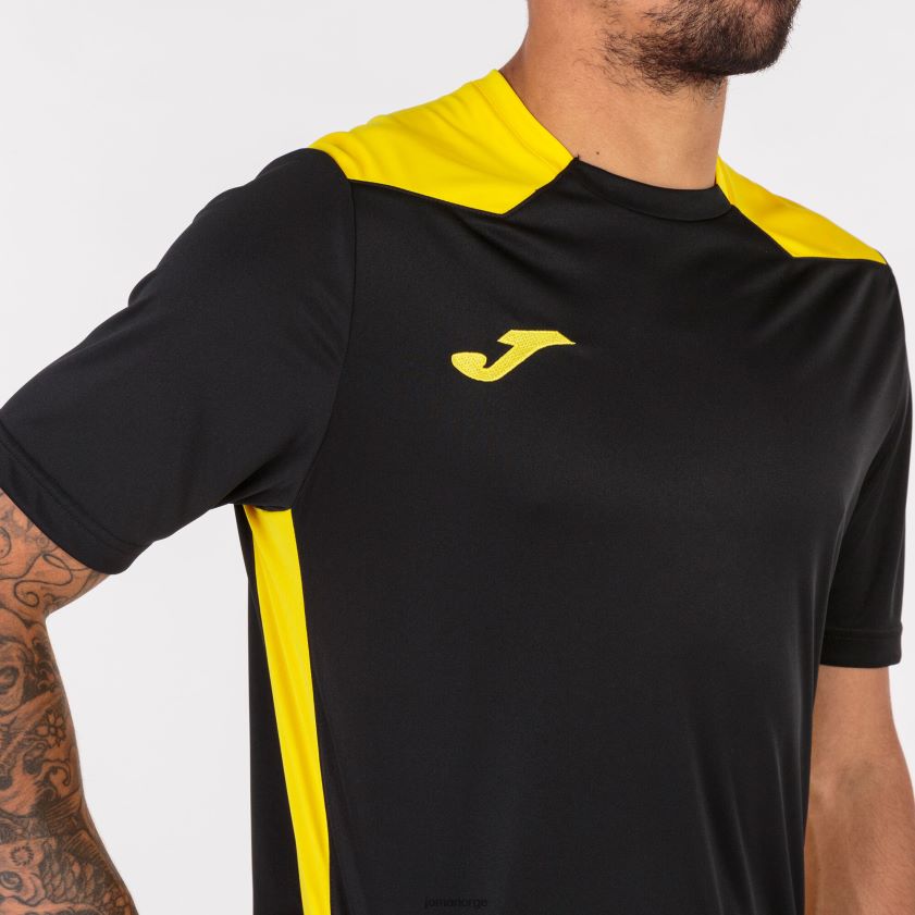 nei Joma skjorte kortermet mesterskap vi svart gul FBD0T03033 menn