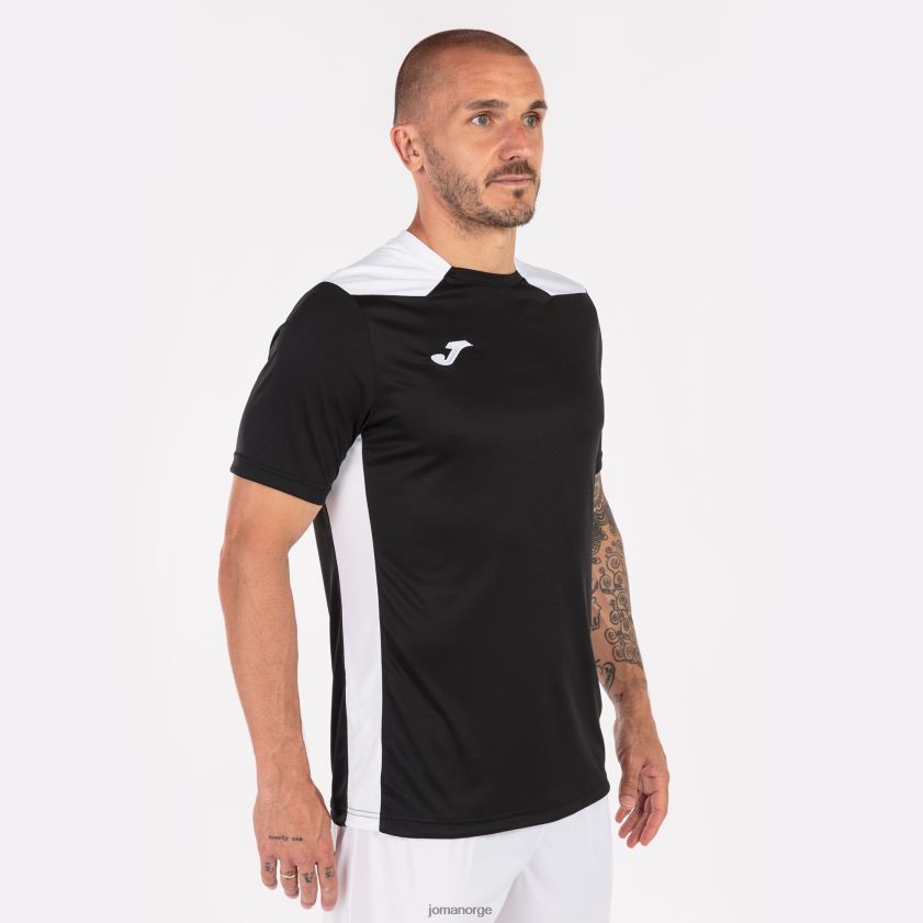 nei Joma skjorte kortermet mesterskap vi svart hvit FBD0T03121 menn