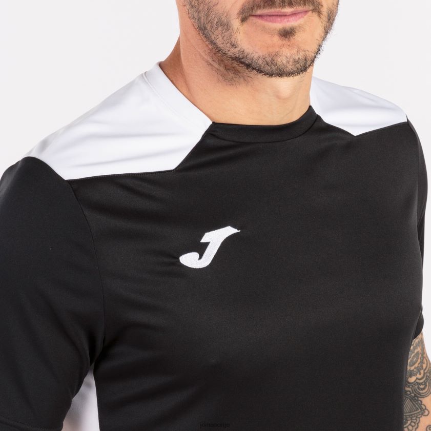 nei Joma skjorte kortermet mesterskap vi svart hvit FBD0T03121 menn