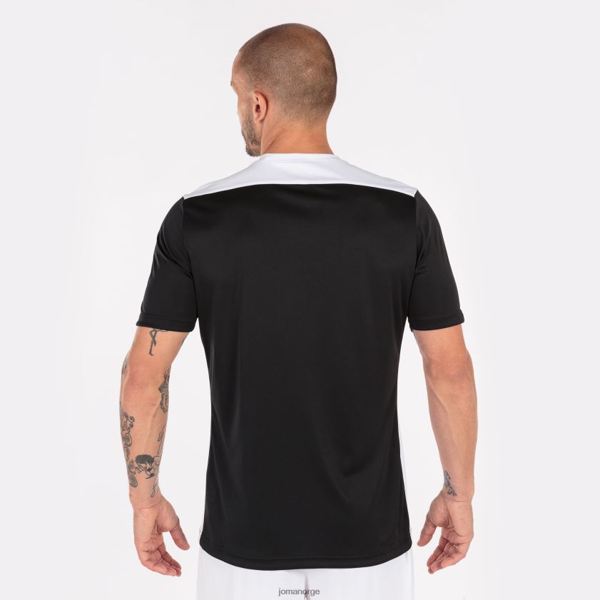 nei Joma skjorte kortermet mesterskap vi svart hvit FBD0T03121 menn
