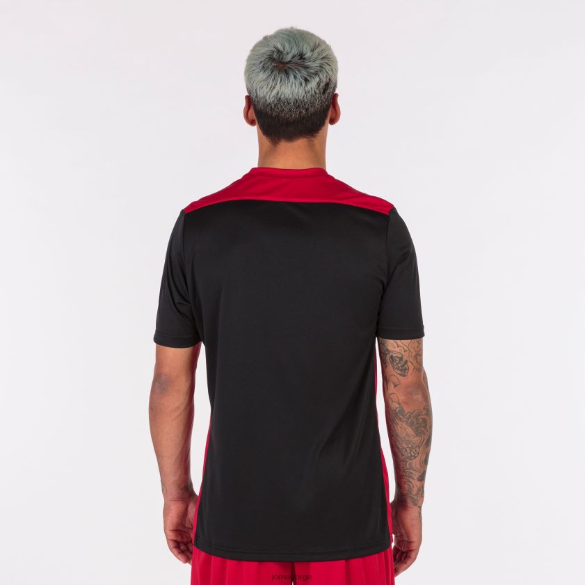 nei Joma skjorte kortermet mesterskap vi svart, rød FBD0T03352 menn