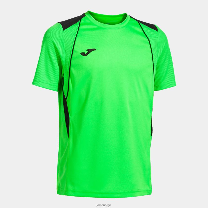 fluorescerende grønn svart