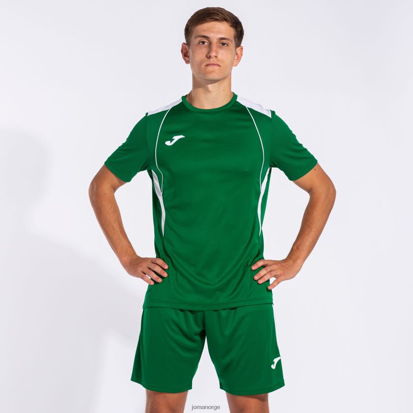 nei Joma skjorte kortermet mesterskap vii grønn hvit FBD0T0412 menn