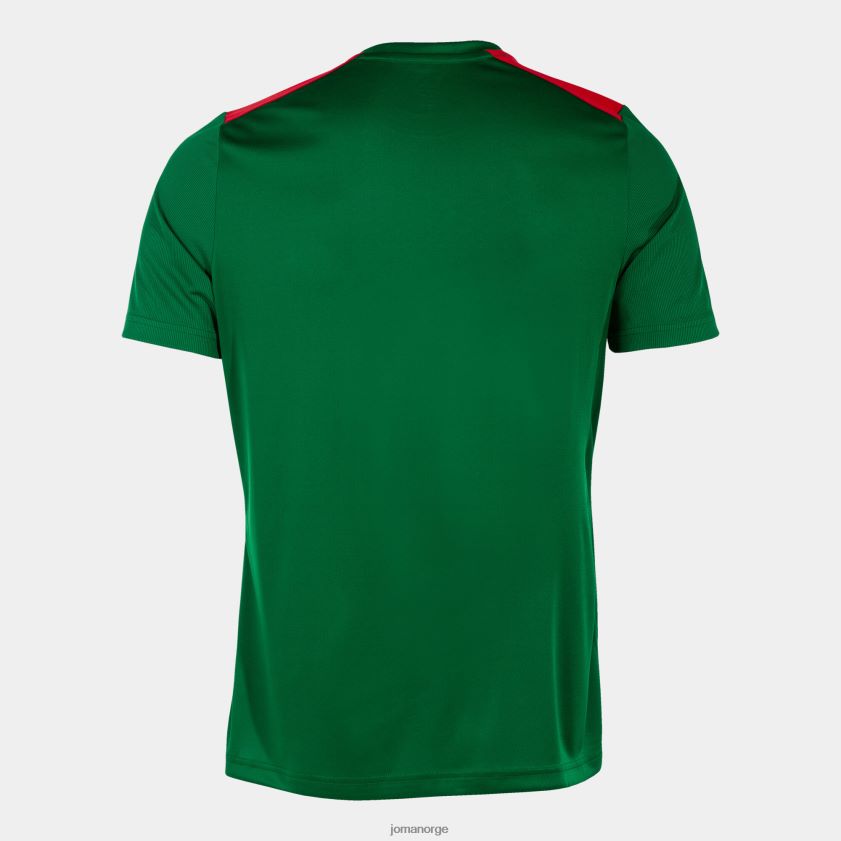 nei Joma skjorte kortermet mesterskap vii grønn rød FBD0T0596 menn