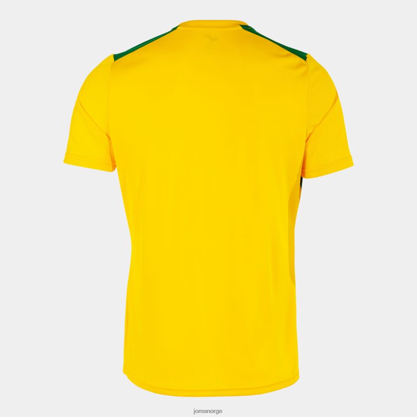 nei Joma skjorte kortermet mesterskap vii gul-grønn FBD0T01132 menn