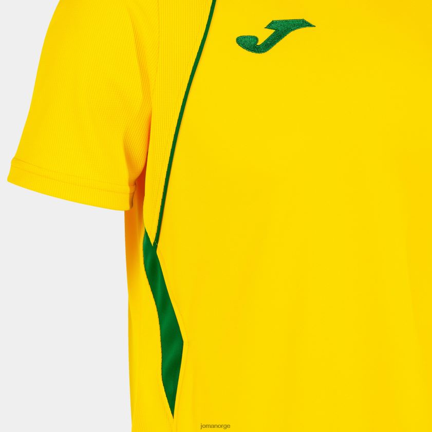 nei Joma skjorte kortermet mesterskap vii gul-grønn FBD0T01132 menn