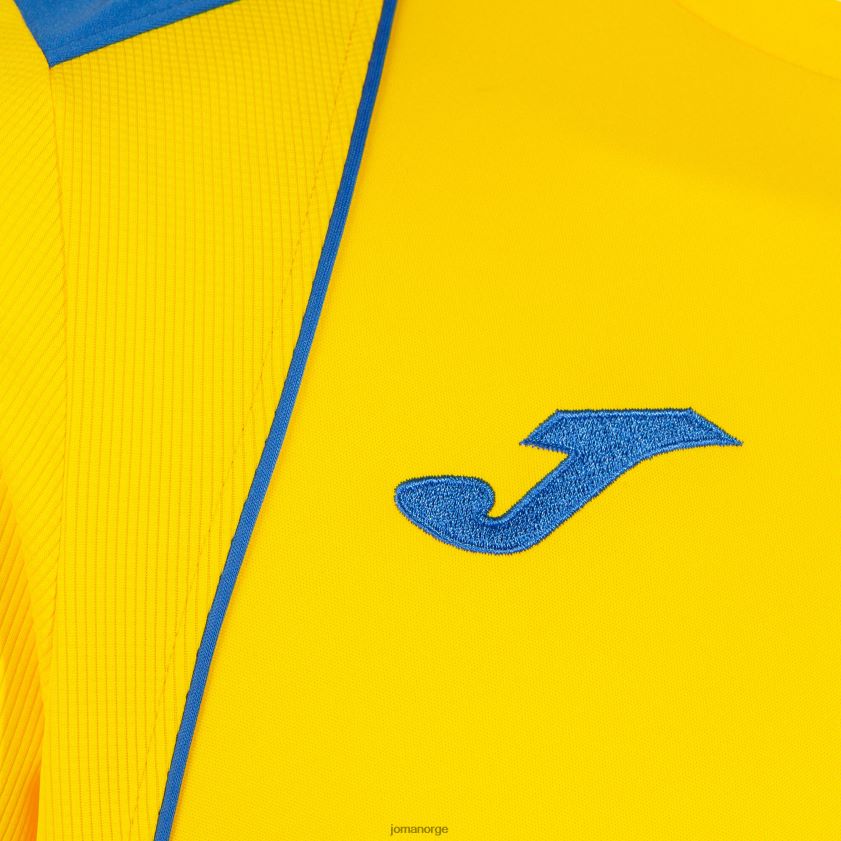 nei Joma skjorte kortermet mesterskap vii gul kongeblå FBD0T01124 menn