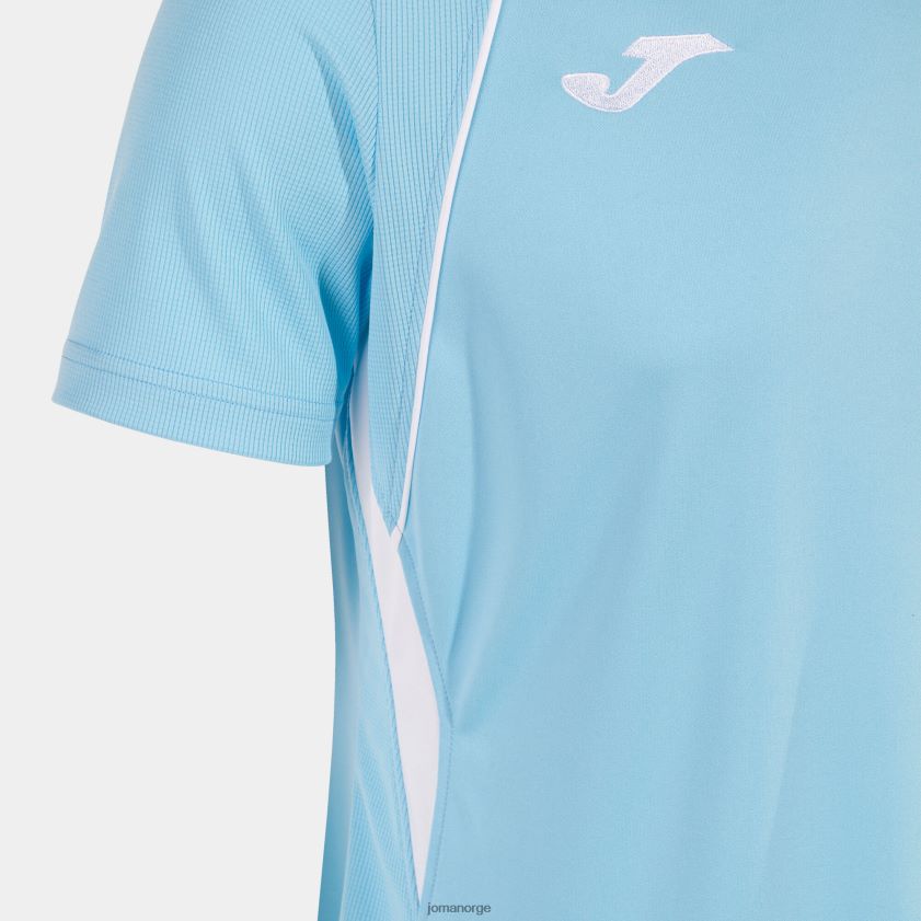 nei Joma skjorte kortermet mesterskap vii himmelblå hvit FBD0T01123 menn