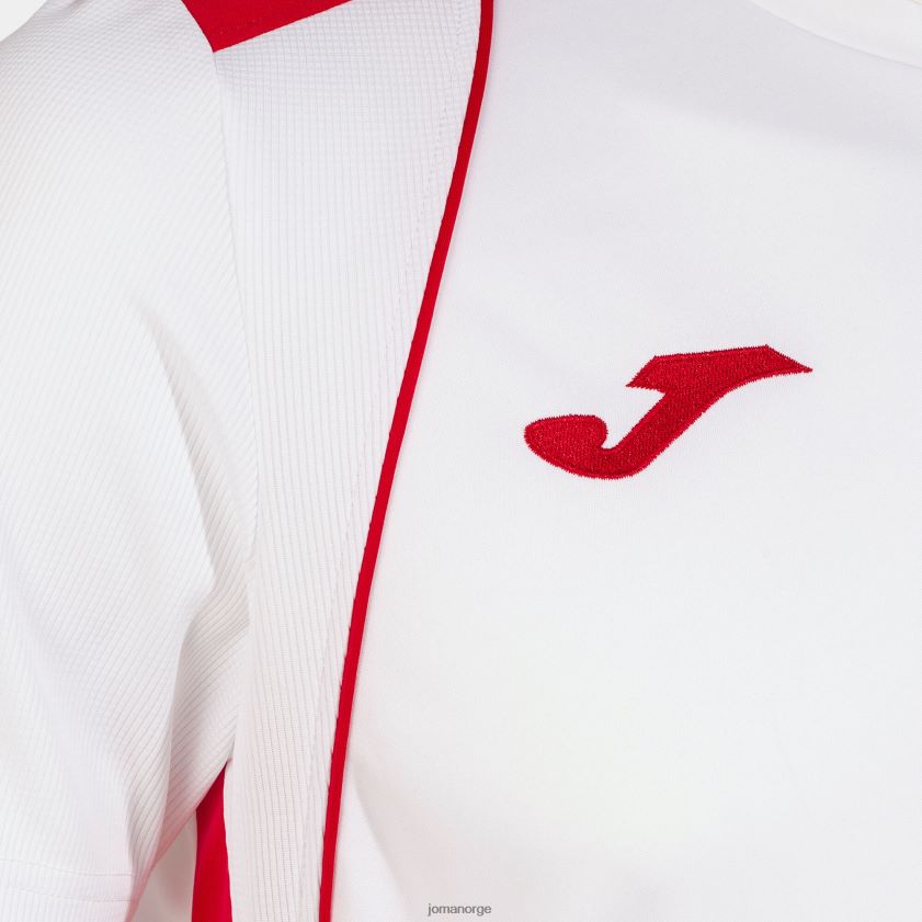 nei Joma skjorte kortermet mesterskap vii hvit rød FBD0T02910 menn
