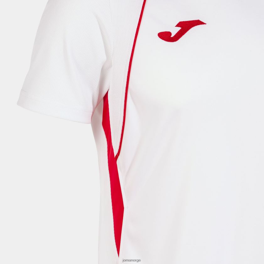 nei Joma skjorte kortermet mesterskap vii hvit rød FBD0T02910 menn
