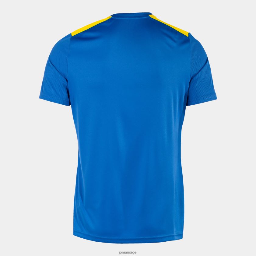 nei Joma skjorte kortermet mesterskap vii kongeblå gul FBD0T0407 menn
