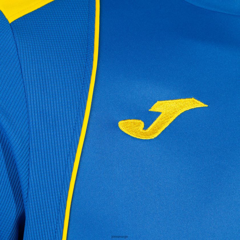 nei Joma skjorte kortermet mesterskap vii kongeblå gul FBD0T0407 menn