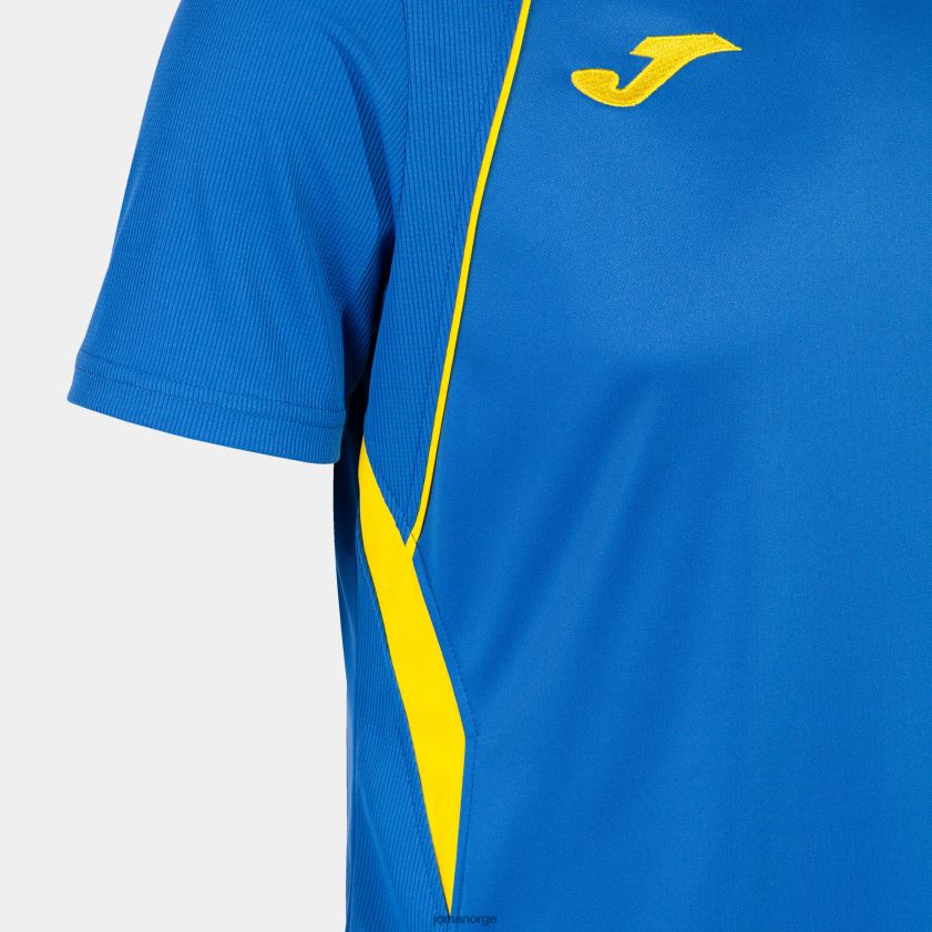 nei Joma skjorte kortermet mesterskap vii kongeblå gul FBD0T0407 menn