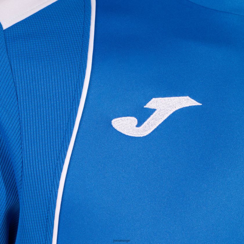 nei Joma skjorte kortermet mesterskap vii kongeblå hvit FBD0T0597 menn