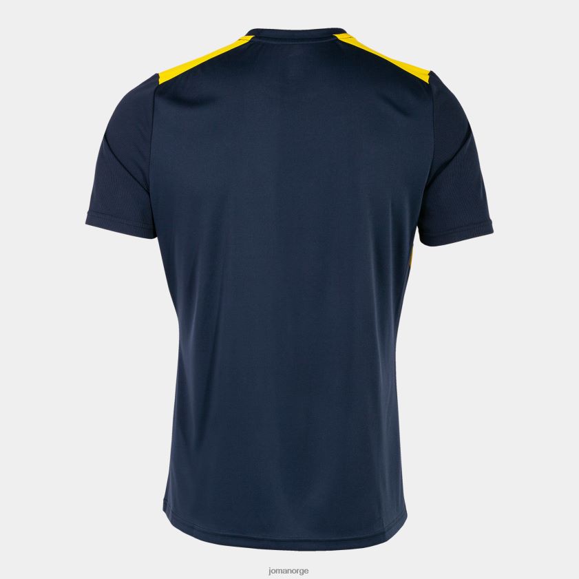 nei Joma skjorte kortermet mesterskap vii marineblå gul FBD0T02917 menn