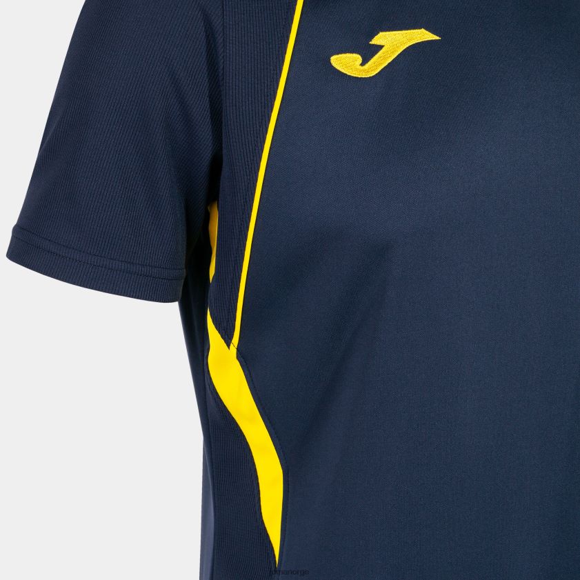 nei Joma skjorte kortermet mesterskap vii marineblå gul FBD0T02917 menn