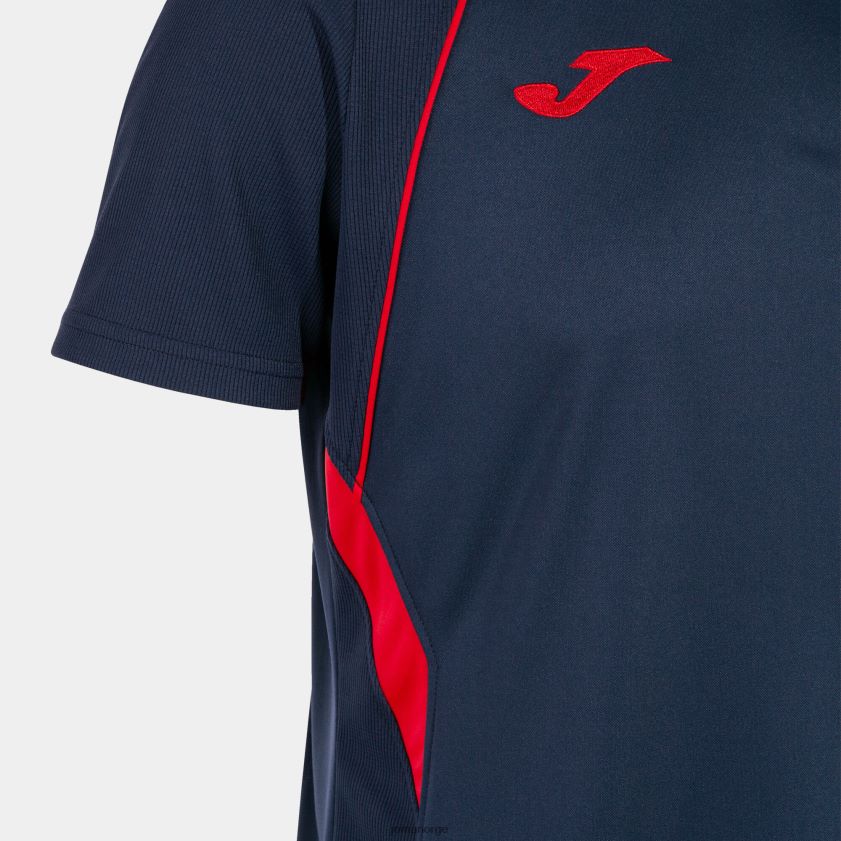 nei Joma skjorte kortermet mesterskap vii marineblå rød FBD0T0648 menn