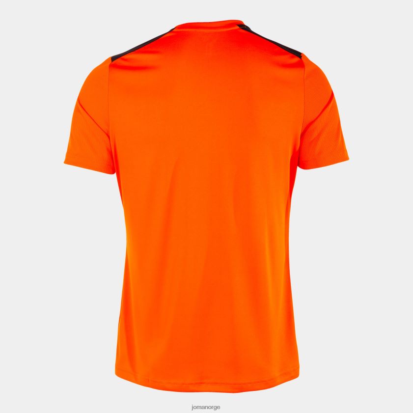 nei Joma skjorte kortermet mesterskap vii oransje svart FBD0T0413 menn