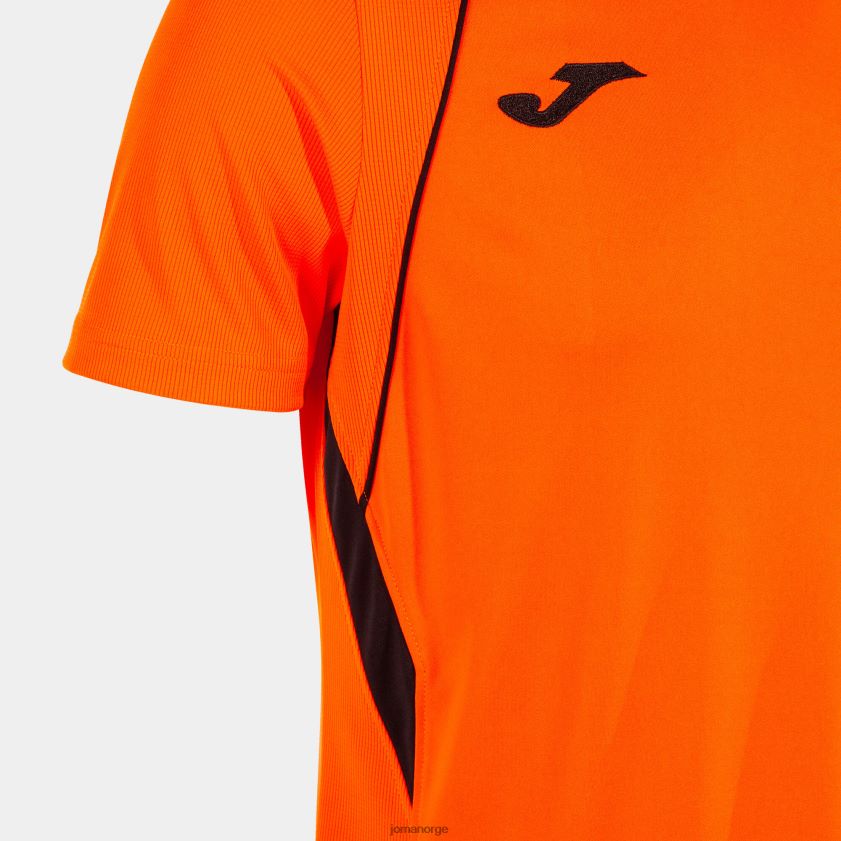 nei Joma skjorte kortermet mesterskap vii oransje svart FBD0T0413 menn