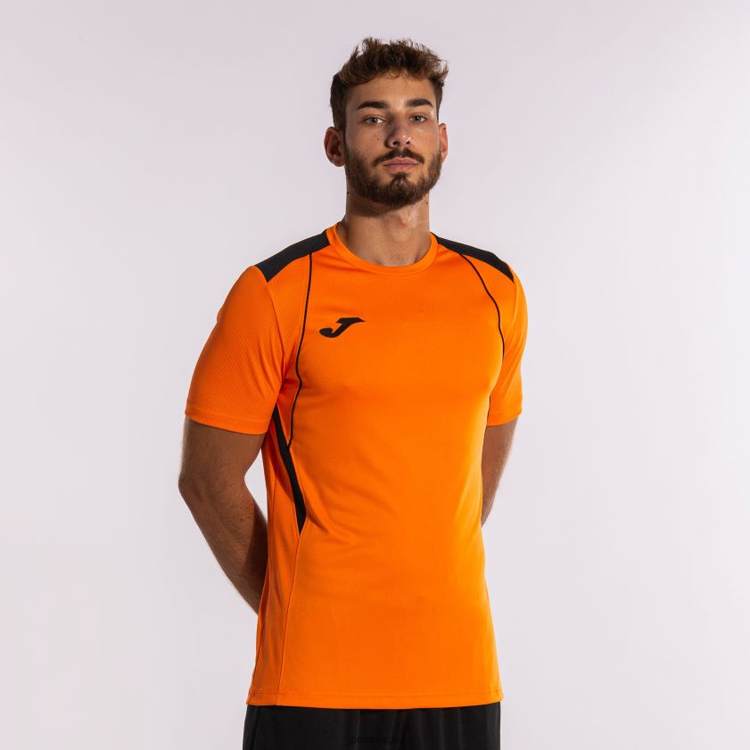 nei Joma skjorte kortermet mesterskap vii oransje svart FBD0T0413 menn