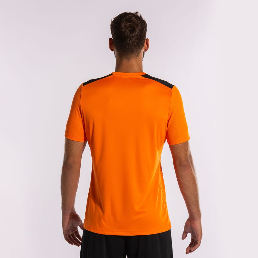 nei Joma skjorte kortermet mesterskap vii oransje svart FBD0T0413 menn