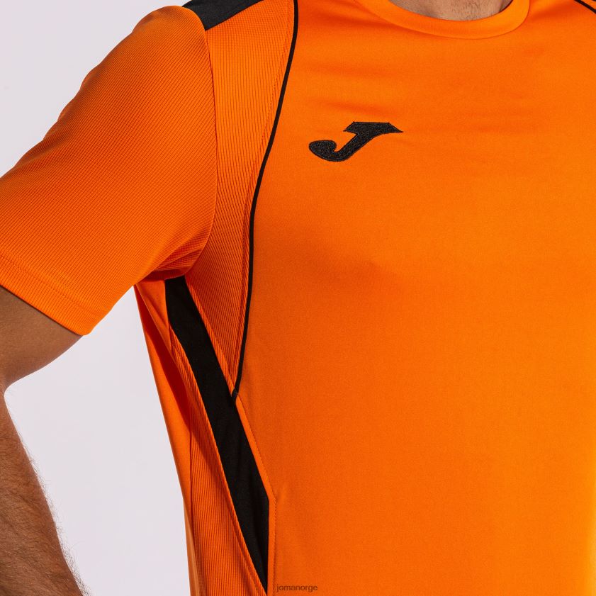 nei Joma skjorte kortermet mesterskap vii oransje svart FBD0T0413 menn