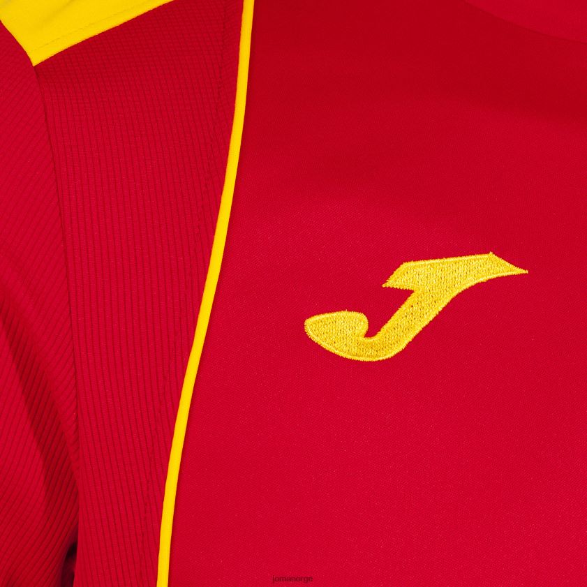 nei Joma skjorte kortermet mesterskap vii rød gul FBD0T0243 menn
