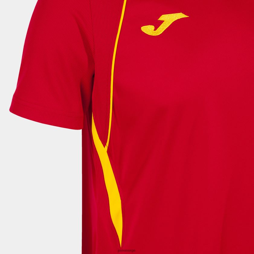 nei Joma skjorte kortermet mesterskap vii rød gul FBD0T0243 menn
