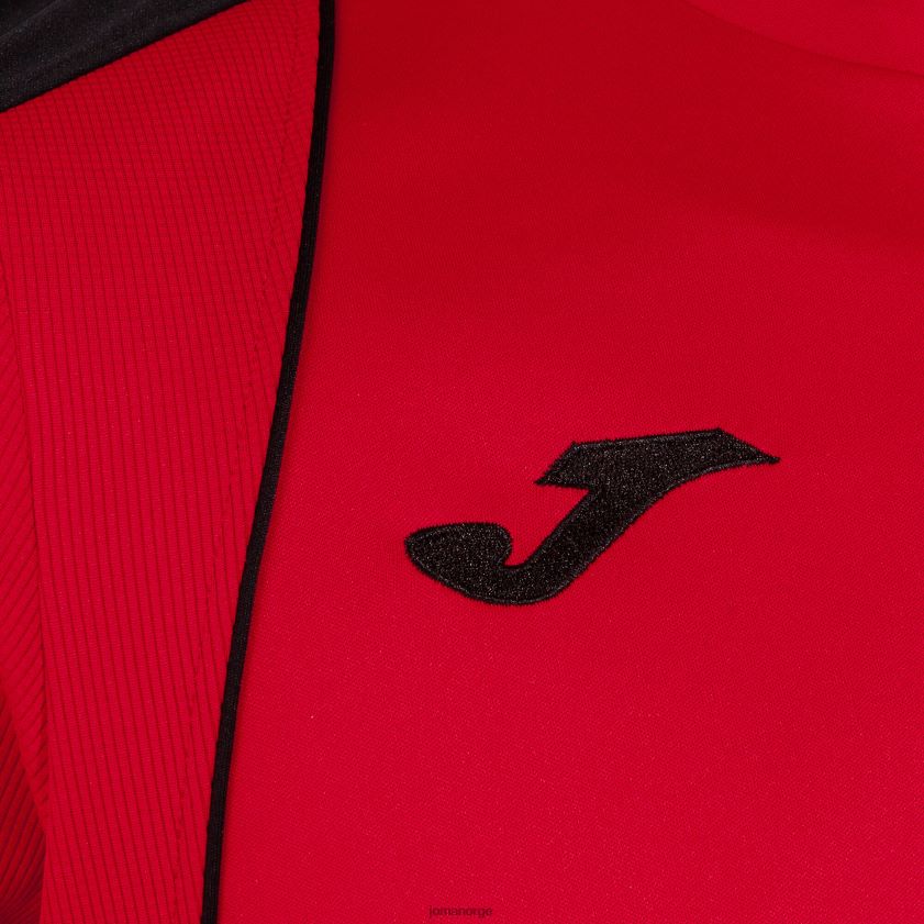 nei Joma skjorte kortermet mesterskap vii rød svart FBD0T010 menn