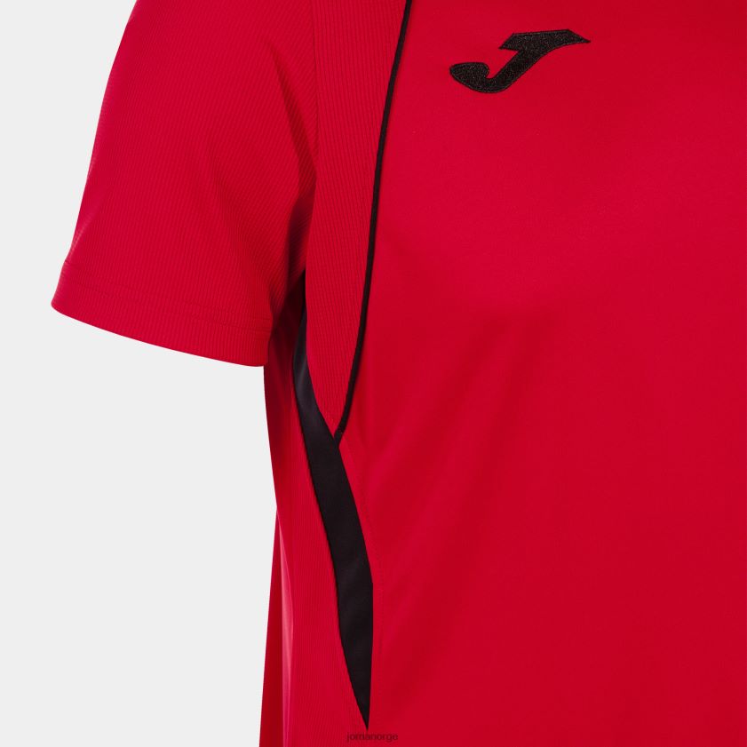 nei Joma skjorte kortermet mesterskap vii rød svart FBD0T010 menn