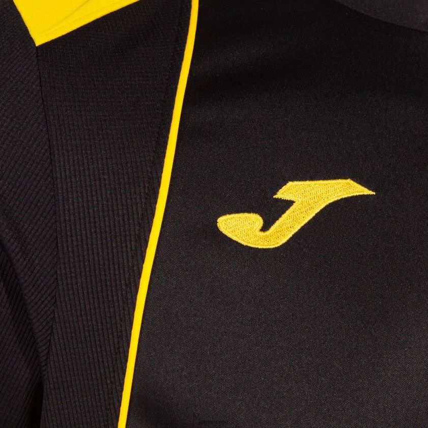 nei Joma skjorte kortermet mesterskap vii svart gul FBD0T0647 menn
