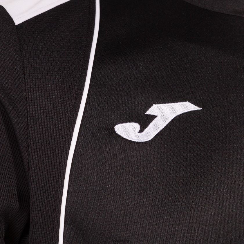 nei Joma skjorte kortermet mesterskap vii svart hvit FBD0T0890 menn