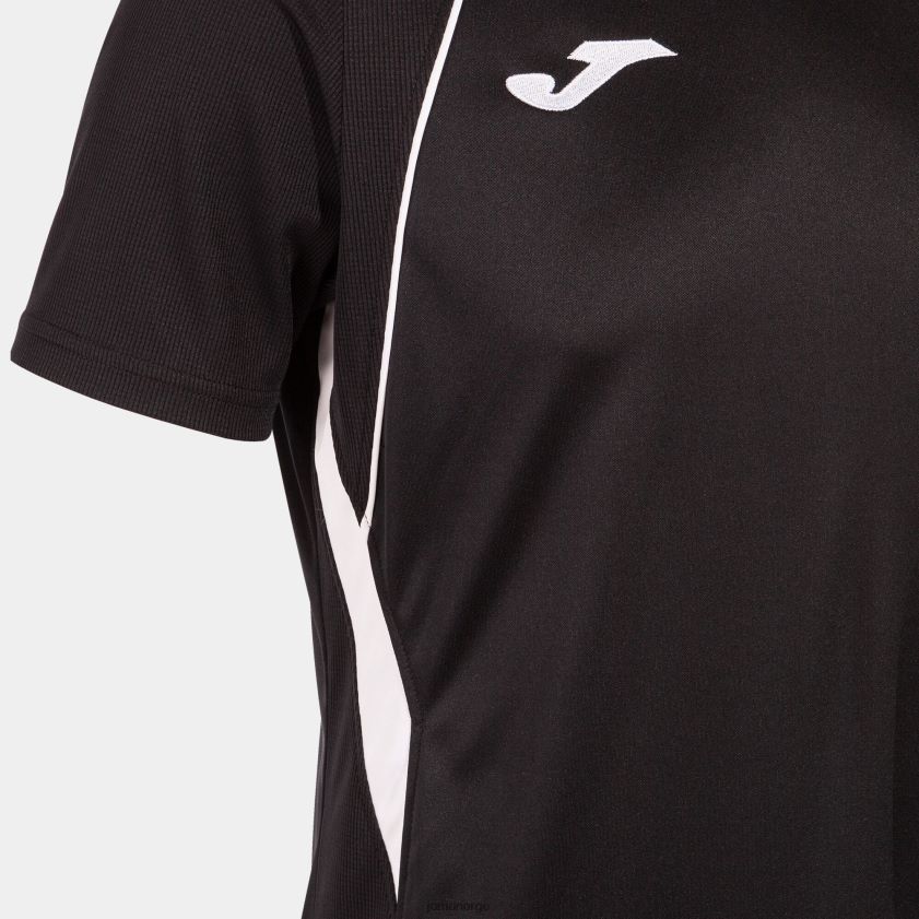 nei Joma skjorte kortermet mesterskap vii svart hvit FBD0T0890 menn