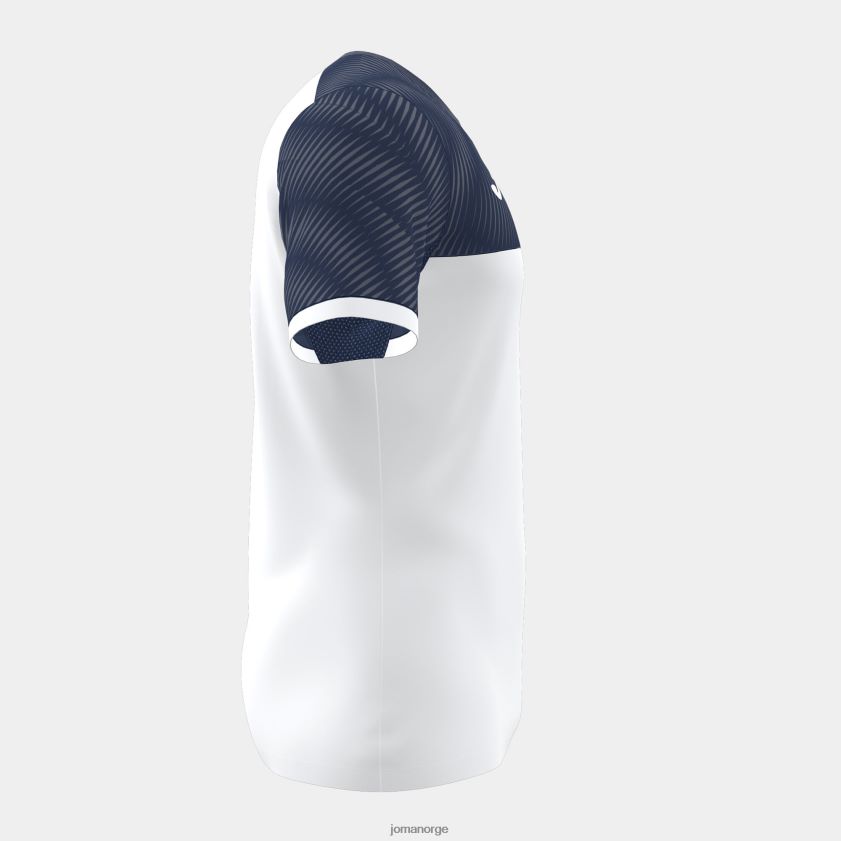 nei Joma skjorte kortermet montreal hvit marineblå FBD0T096 menn