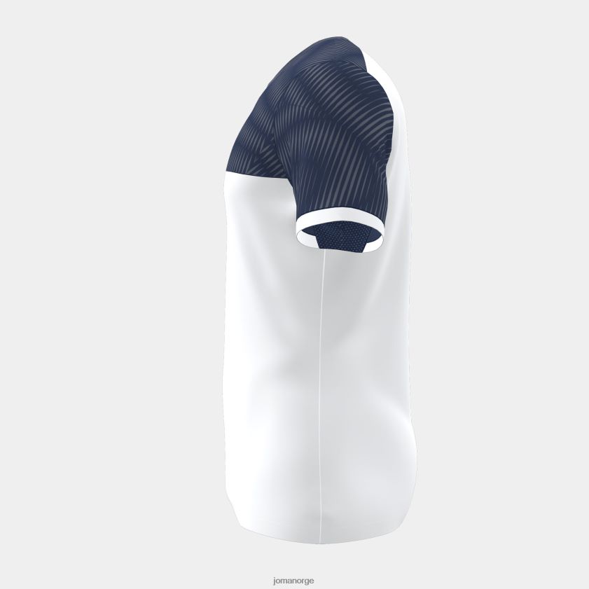 nei Joma skjorte kortermet montreal hvit marineblå FBD0T096 menn