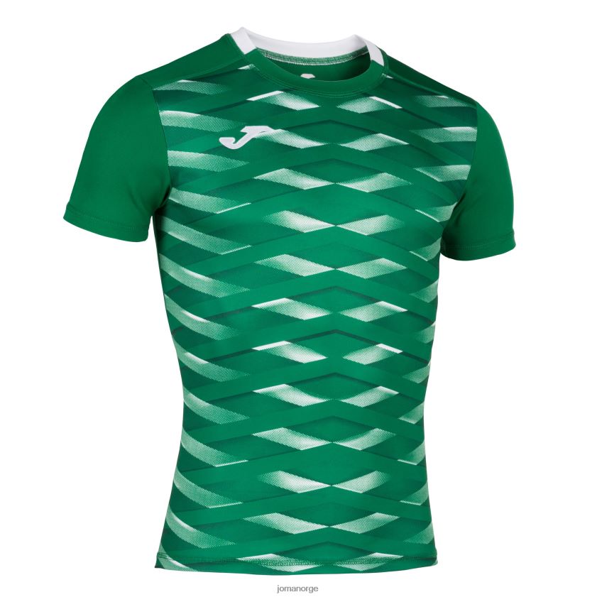 nei Joma skjorte kortermet myskin academy grønn FBD0T02943 menn