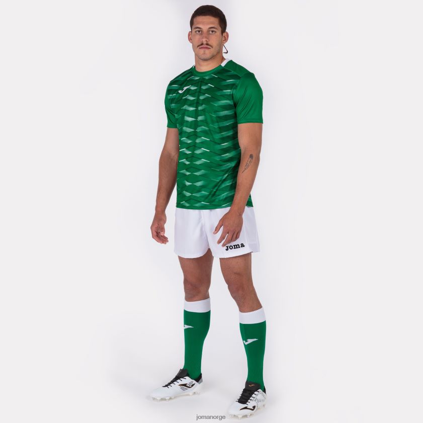 nei Joma skjorte kortermet myskin academy grønn FBD0T02943 menn