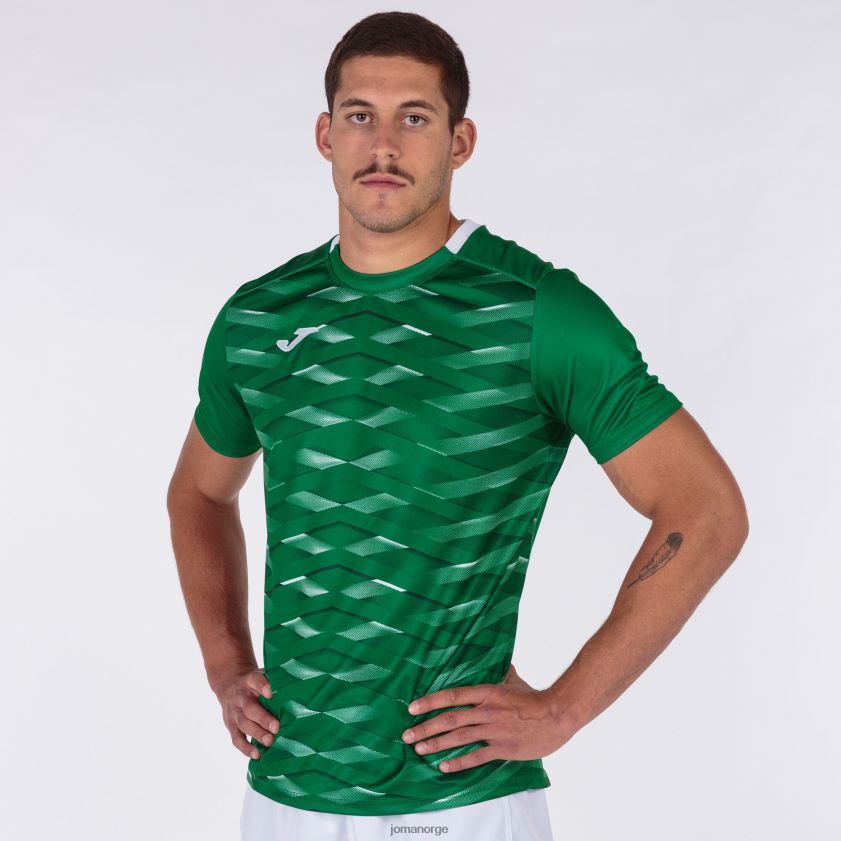nei Joma skjorte kortermet myskin academy grønn FBD0T02943 menn